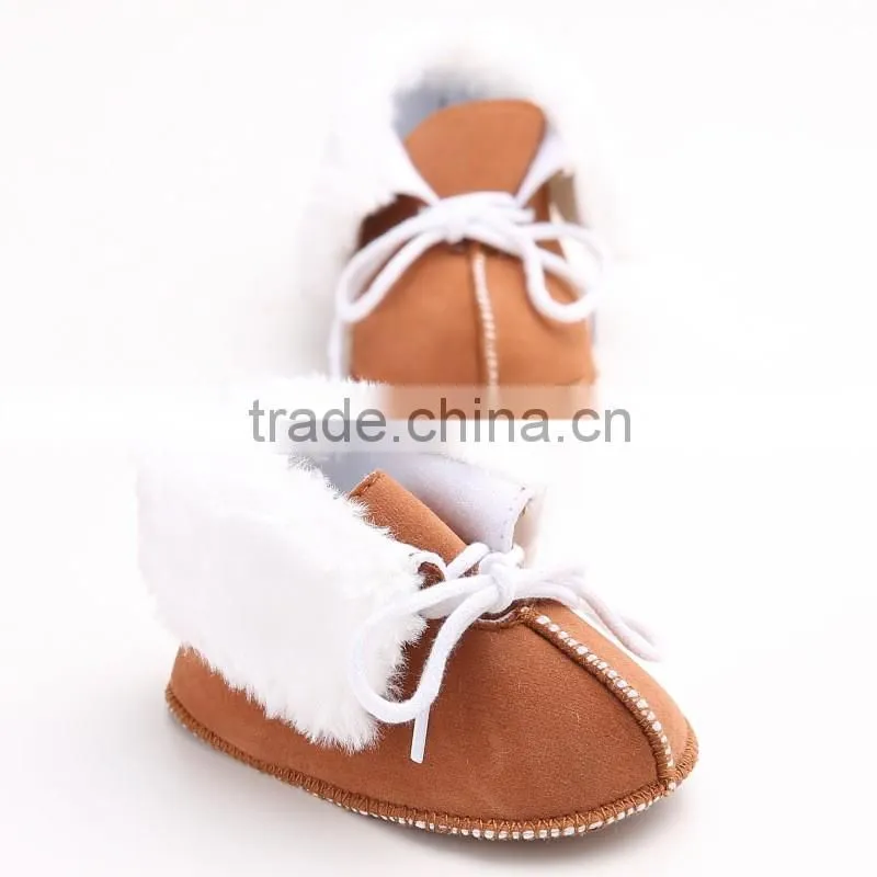 Large size winter baby shoes non slip fabric newborn shoes
