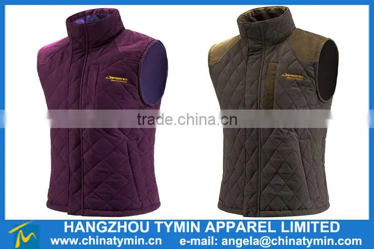 unisex 100% polyetser quilted bodywarmer