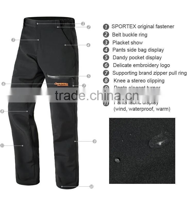 High quality travel mountain pants trekking
