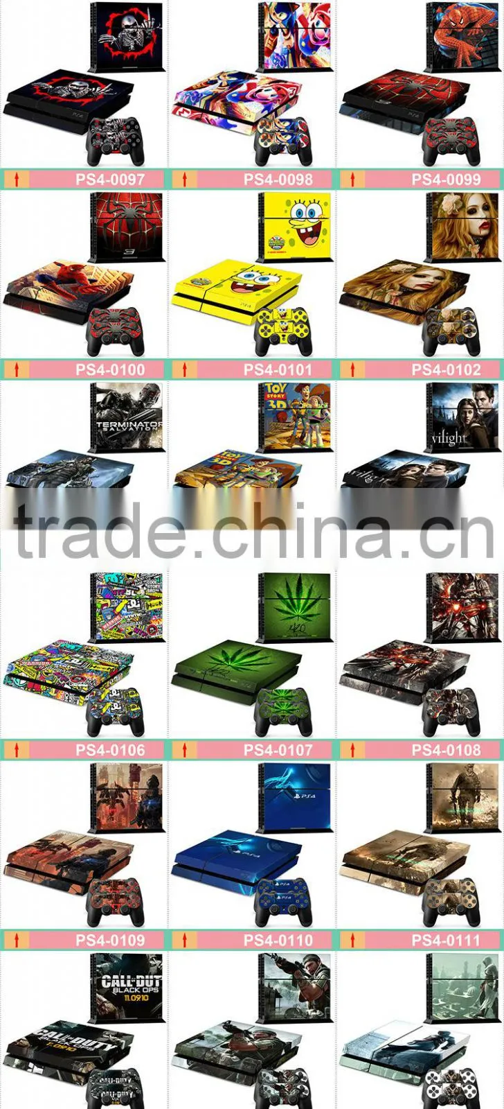 Cartoon Sticker For PS4 Personalized Consoles Sticker
