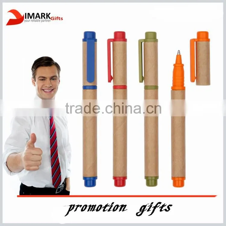custom eco friendly promotional eco recycled paper pen