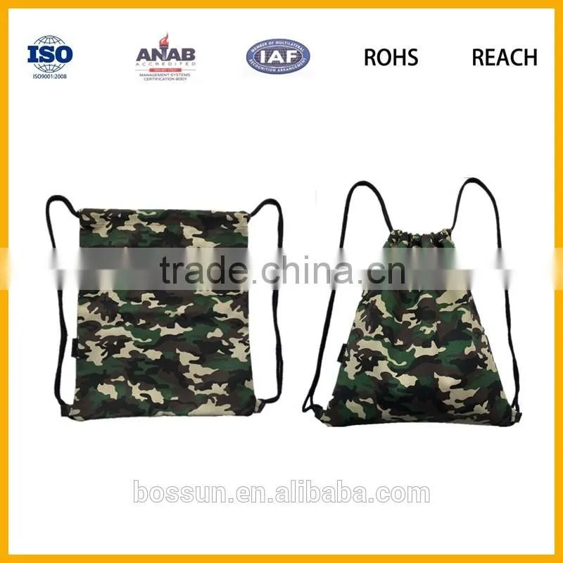 Promotional Custom Printed String Bag Sport Drawstring Bag for GYM