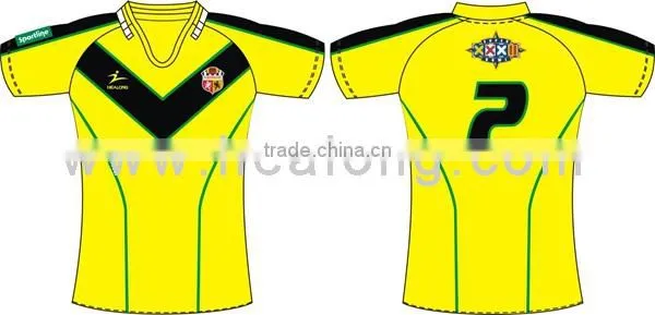 Cheap custom college rugby jerseys rugby shirt in high quality