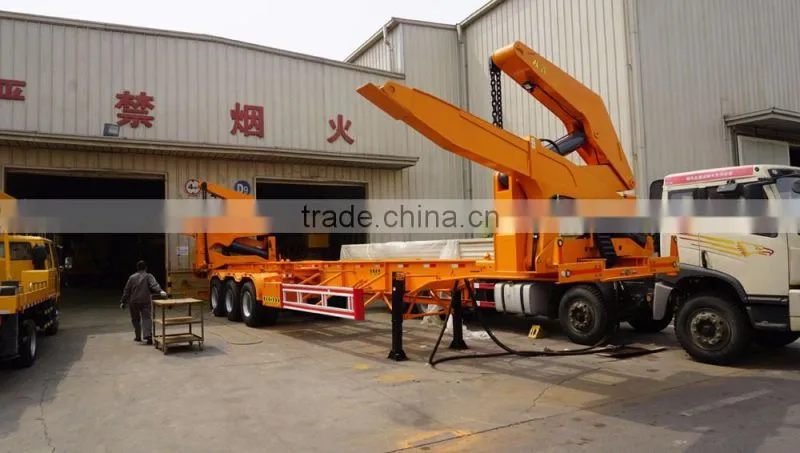 20ft semi trailer container lift, 20ft container lift trailer,20FT Side Lifter Loader Chassis Truck Trailer