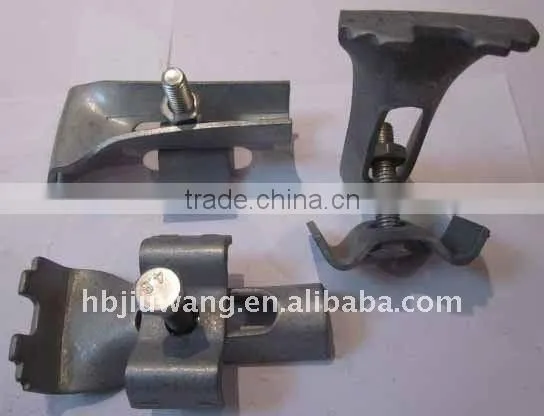 Galvanized grating saddle clip (standard size)