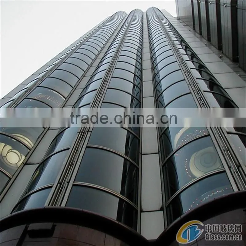 4mm 12mm bronze , gray , dark blue , dark green color coated colored glass for window and door