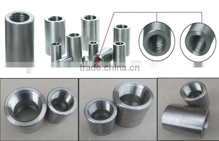 A105 carbon steel screw pipe coupling