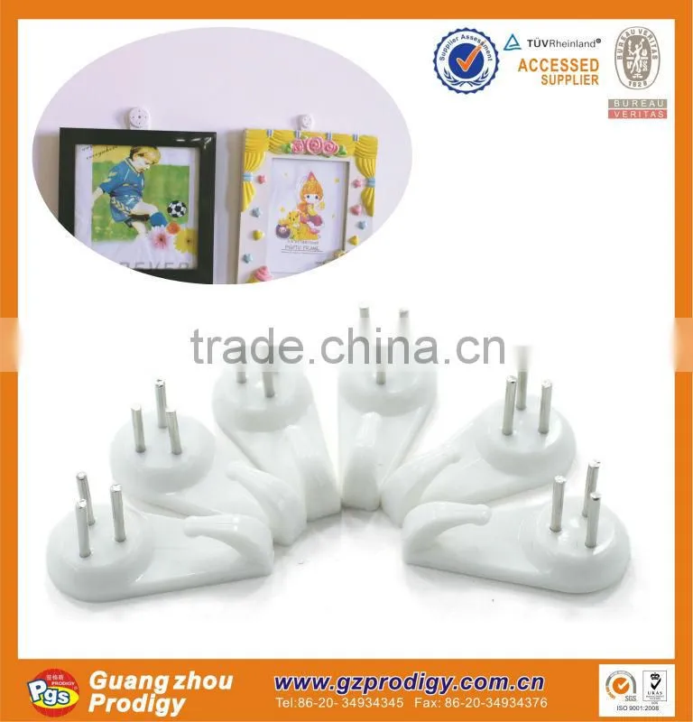 small decorative screw concrete wall hooks