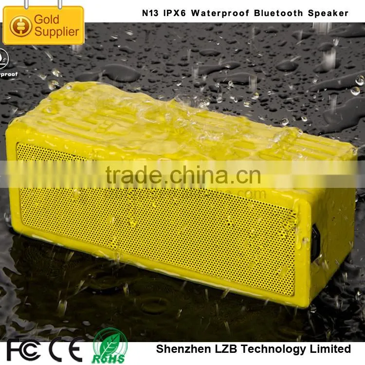 2015 Best Christmas Gift Professional V3.0 Outdoor Waterproof Bluetooth Wireless Speaker with 5h Music Play Time