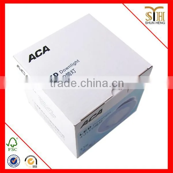cardboard white LED lamp box