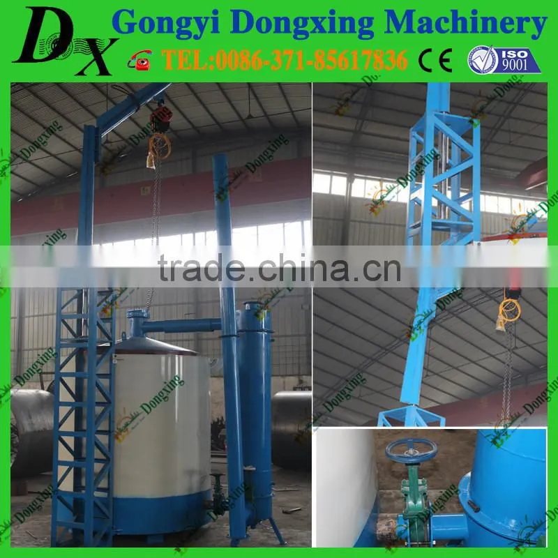 Wood carbonizing furnace