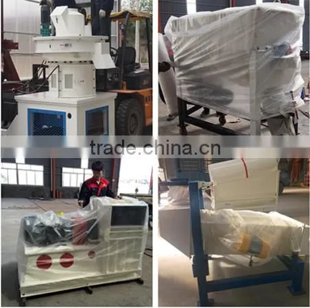 China CE Multifunctional flat die Wood pellet mill for making pellets as fuel and feed