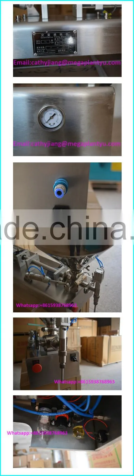 Manual Type Small water juice bottle jam filling machine