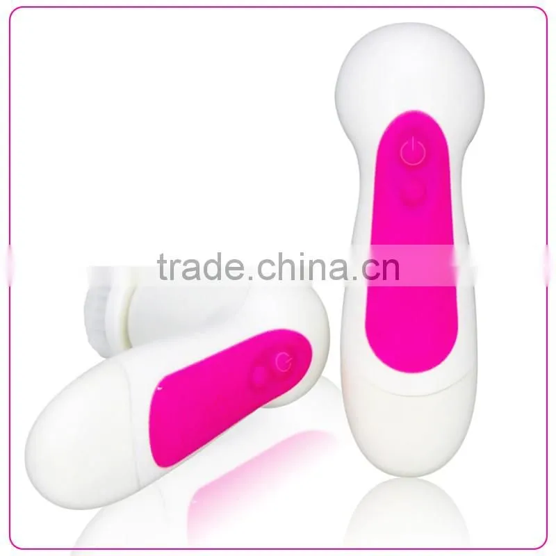 popular Hand-held Face Skin Massage Machine /facial cleansing brush