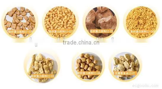 popular Textured Soybean Protein soya nuggets making machine