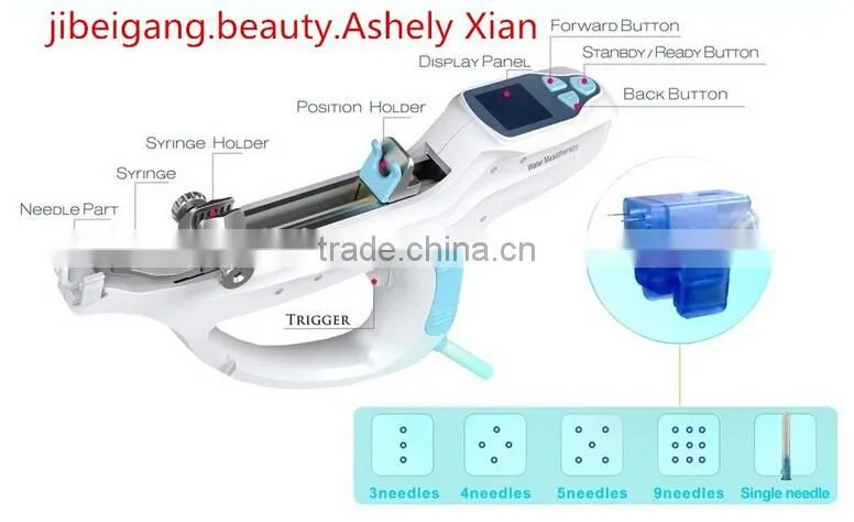 Multi-function mesotherapy injection gun for skin whitening injection price with CE certification