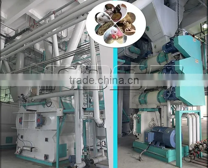 Turnkey project feed mill plant shrimp feed production line/fish farming equipment price