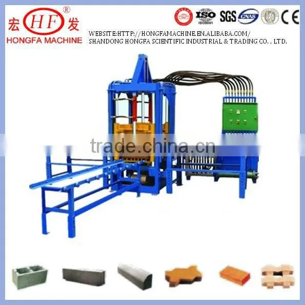 Concrete curbstone making machine by hydraulic prssure