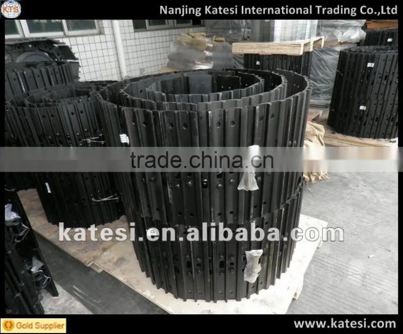 2017 High quality excavator single grouser rubber track shoes, bulldozer rubber track shoes