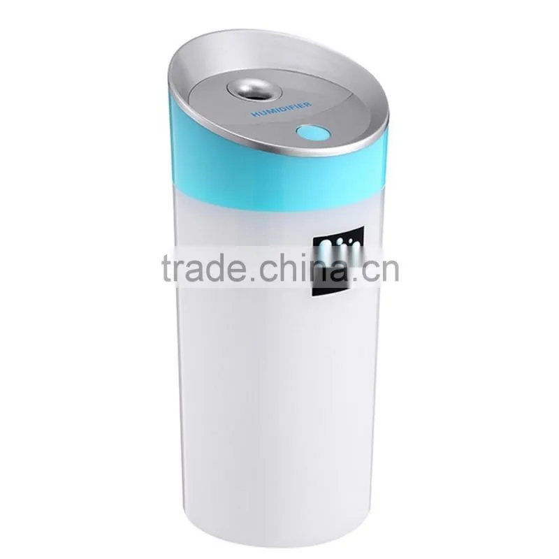 New 300ML Ultrasonic Humidifier Cup Shape Mini Air Humidifier USB Charging Aroma Essential Oil Diffuser Aromatherapy Mist Maker