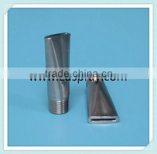 One piece notch SS Stainless steel compressed air spray water nozzle