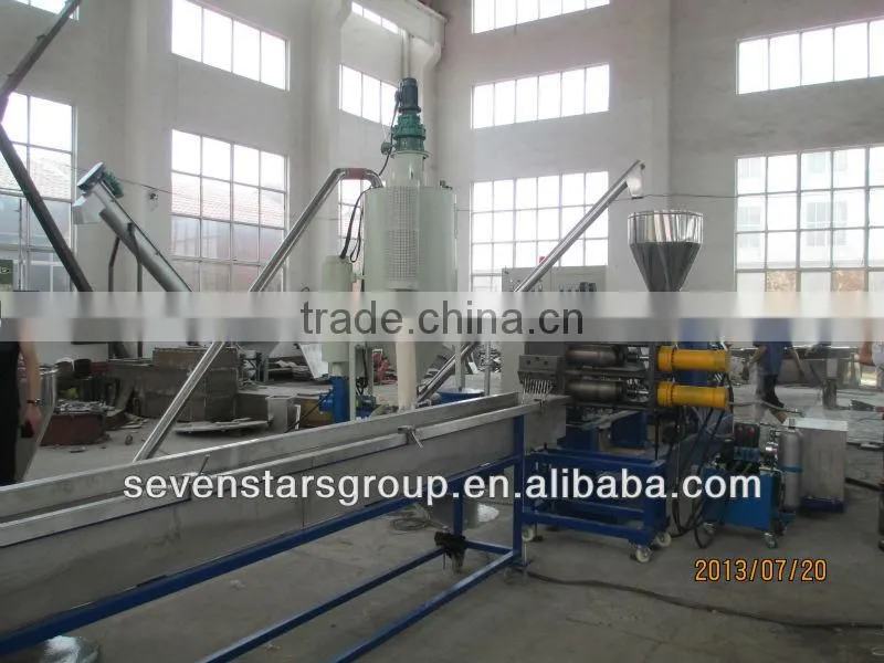 Machine for making PET granule