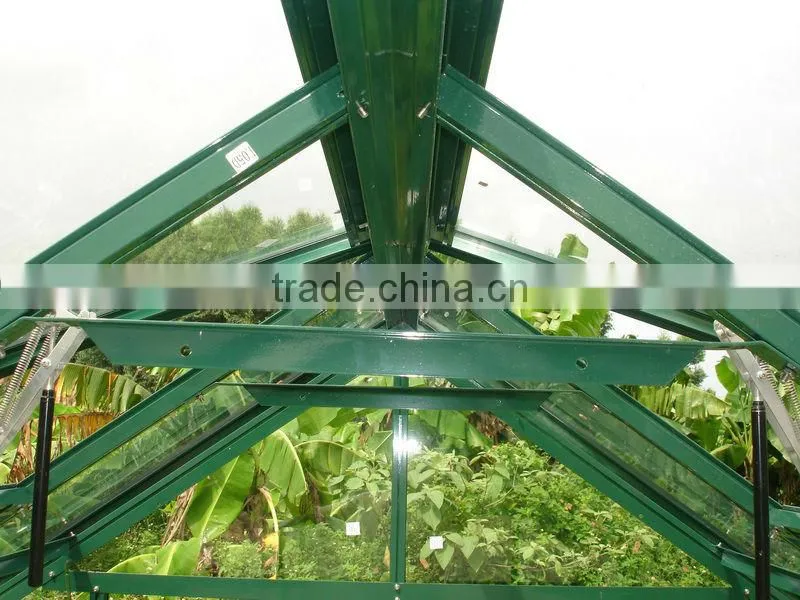 new product strong glass greenhouses for agriculture price HX78127G-1
