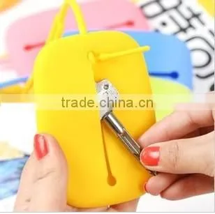 Mini Good Selling Silicone Wallet/silicone ladys purse