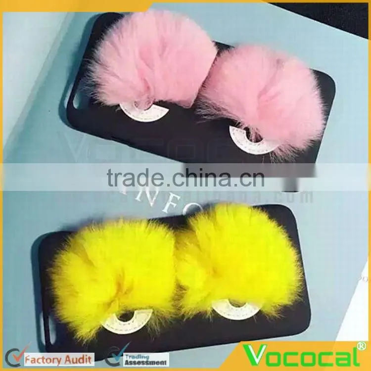 Cute Big Eyes Style Plush Case for iPhone 6 Plus / 6S Plus 5.5 Inch
