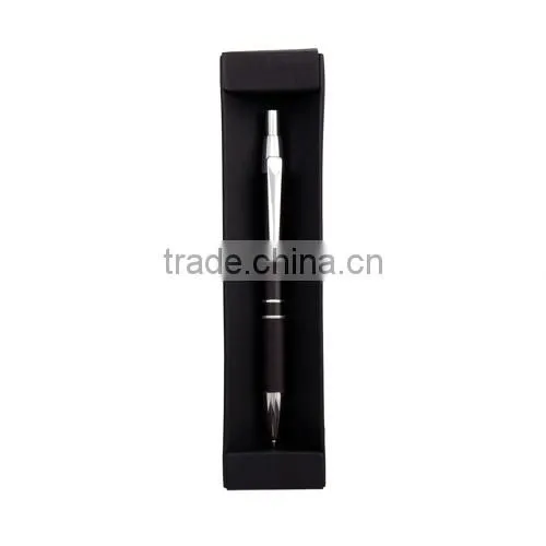 High grade sliver-coloured metal ballpoint pen with gift box