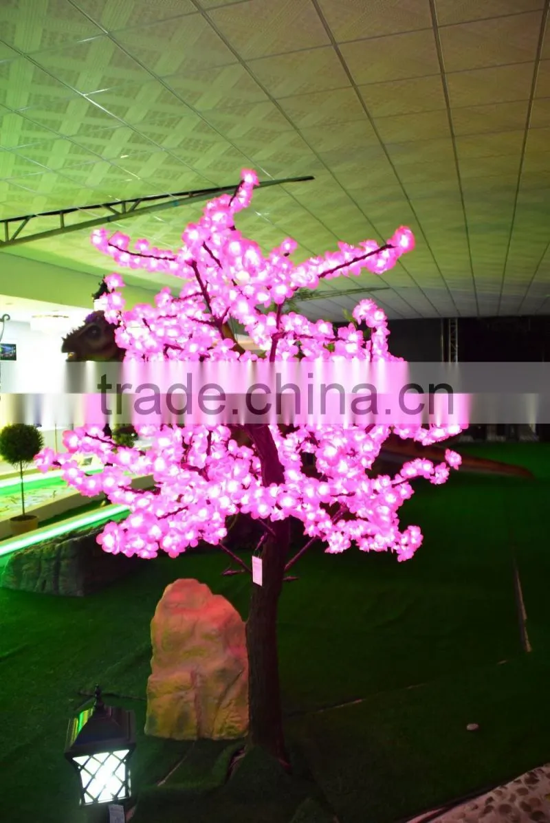 SJ0191701 super quality light up cherry tree for landscaping decoration