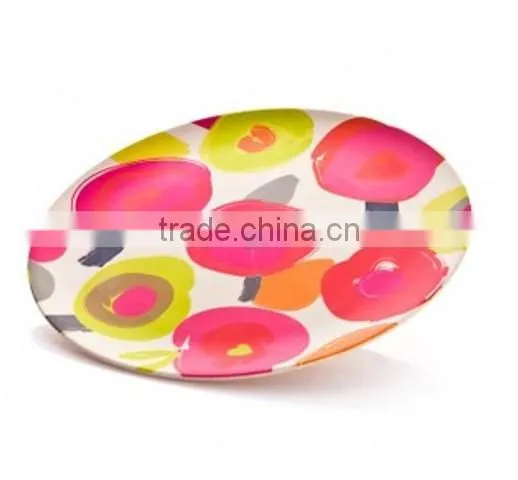 chinese factory bamboo fiber dinner plates with best desgin