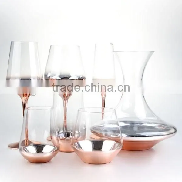 fairy wine glass set rosegold drinking water glass set