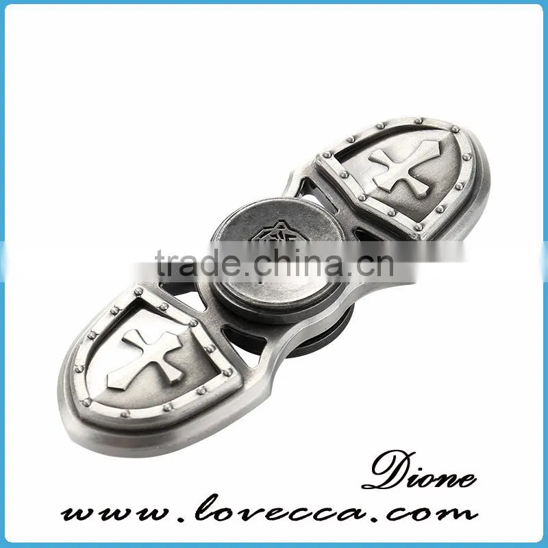 Zinc Alloy Fingertip Gyro The Crusader Hand Spinner EDC Toy Finger Spinner Gyro Focus Toy