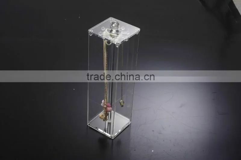 new design transparent three case cosmetic organiser box
