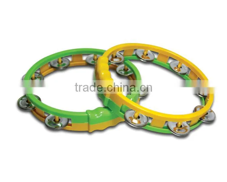 Plastic Tambourine Hand drum Musical instrument toy drum