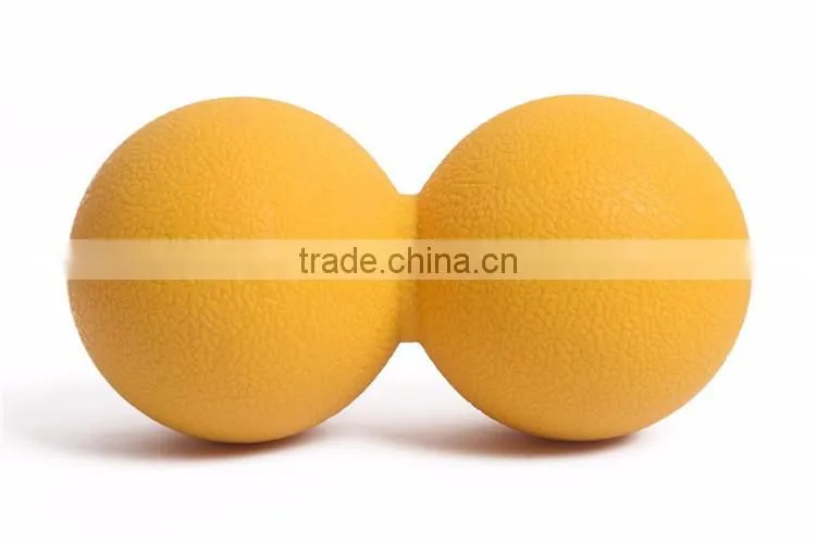 Peanut Shape Massage Ball, Double Lacrosse Ball Deep Tissue Double Rubber Lacrosse Ball Body Massage Peanut Ball