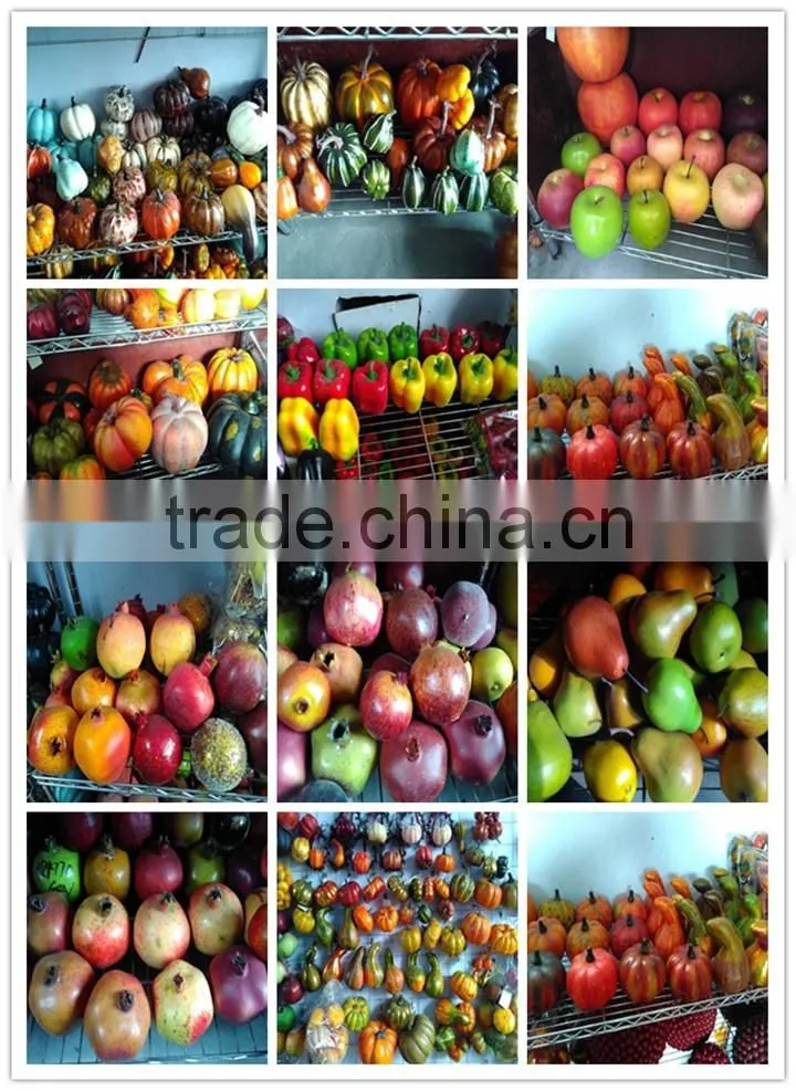 Wholesale artificial fruit for decoration artificial fruits and vegetables artificial fruit large