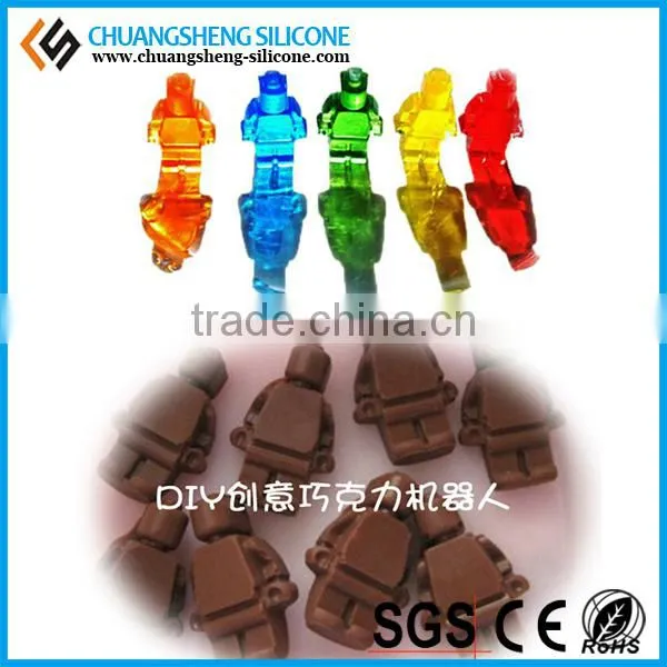 Mini robot shape ice cream mold, ice cube tray, freeze tooling