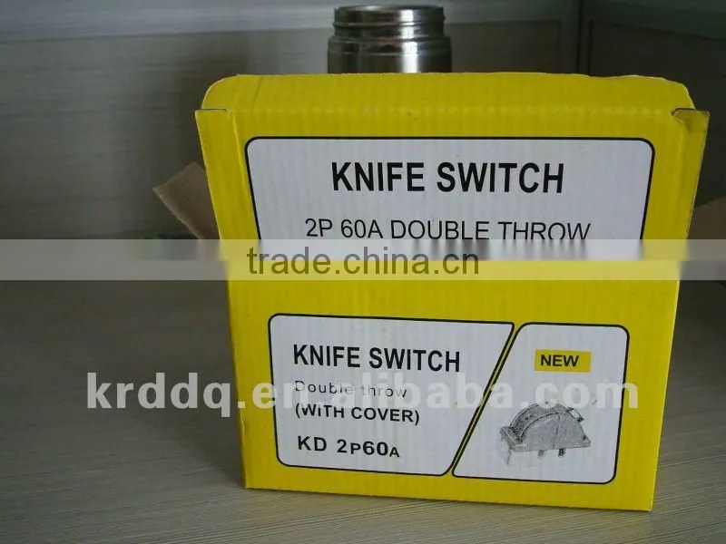 4P electrical porcelain knife switch