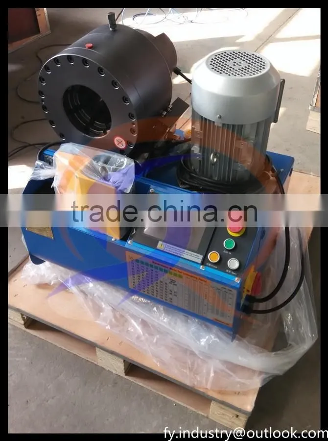 CE FY91H 1/8-2'' inches 10set free dies hydraulic hose crimping machine price