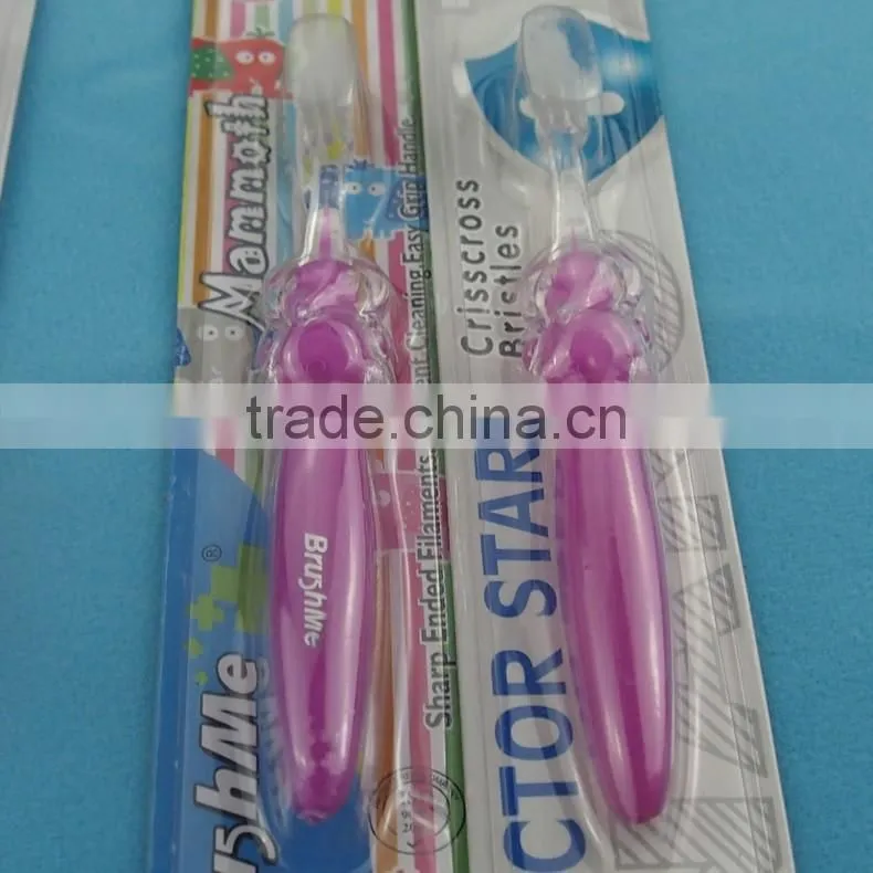 kid toothbrush bring suckers plastic handle soft bristles toothbrush