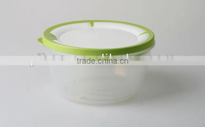 Round Shaped Clear Eco Friendly Plastic Container
