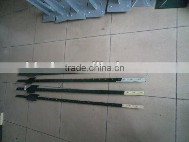 Studdened T-post and Y-post painted 5 feet 1.25lbs on sale china supplier