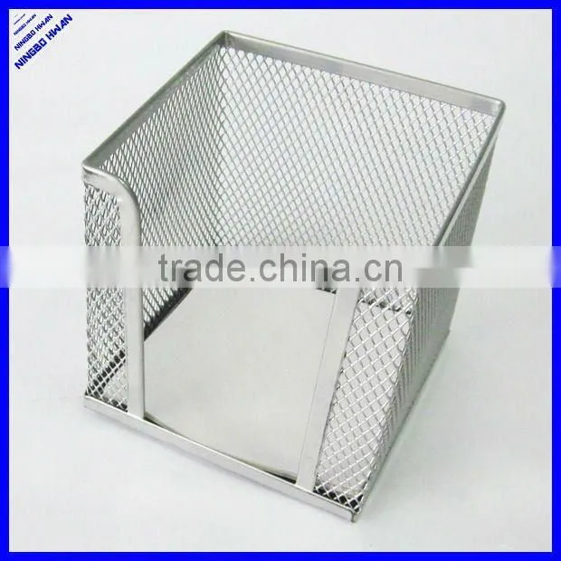 2014 new design fancy metal mesh business card holder