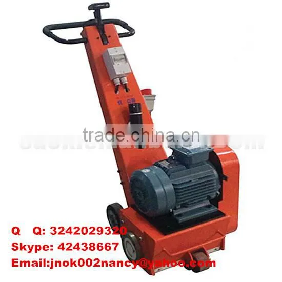 OKX-250E liquid floor polish,manual asphalt floor surface scarifying,motor spears