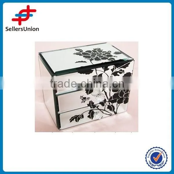 flower and tree design jewelry box