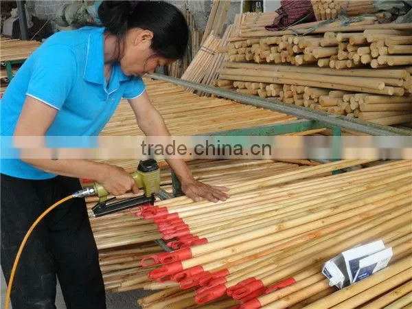 broom handle wooden stick