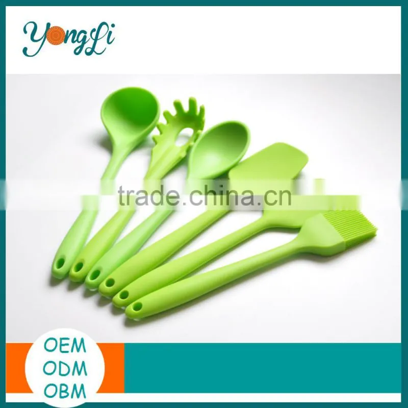 Silicone Cooking Utensil Set 6Pcs Kitchen Utensils