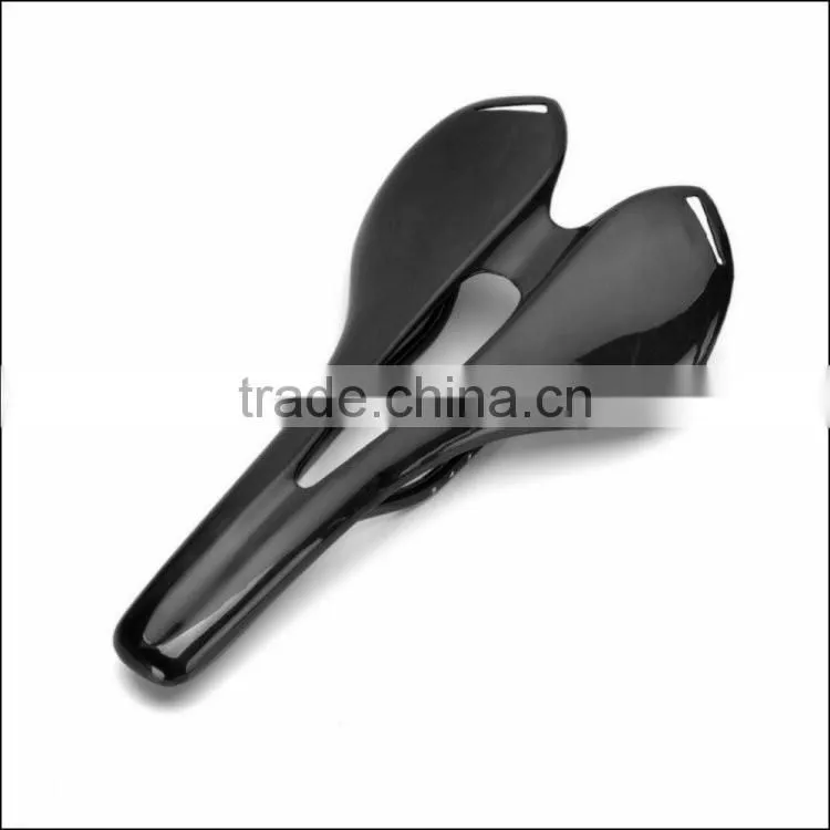 2016 high quality 3k UD full carbon fiber T700C bicycle saddle for sale